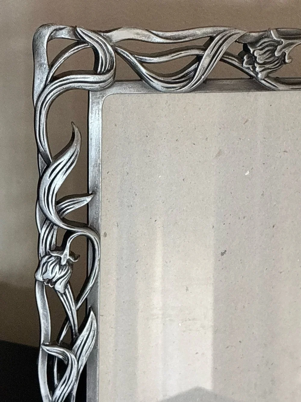 Vintage Ashleigh Manor Pewter Photo Frame, 1990s, 8x10